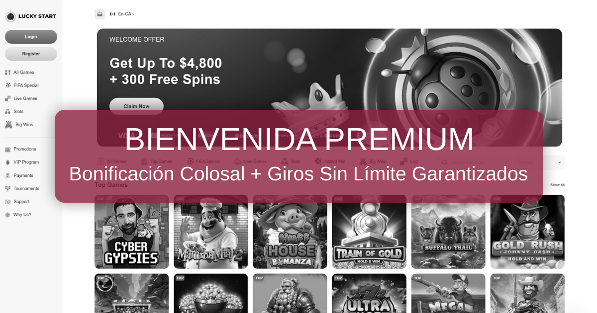 Luckystart Casino en Argentina: Bonos y Diversión